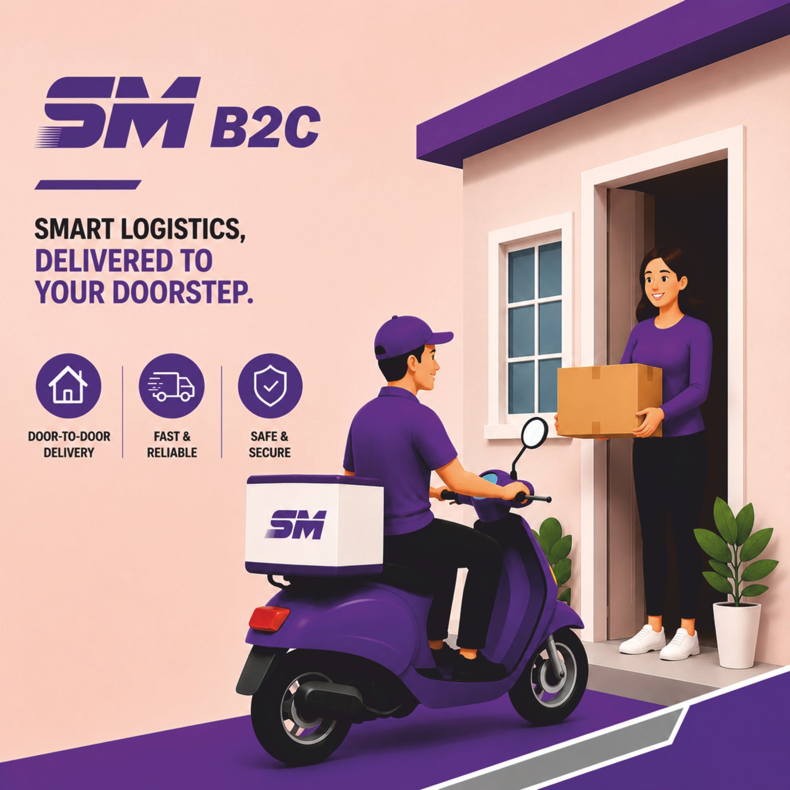 SM B2C eCommerce delivery service